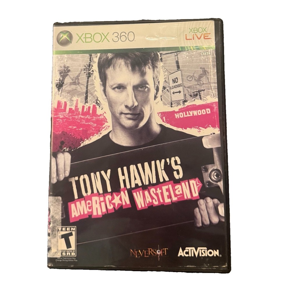 Tony Hawk's American Wasteland (Microsoft Xbox 360, 2005) No Manual Tested
